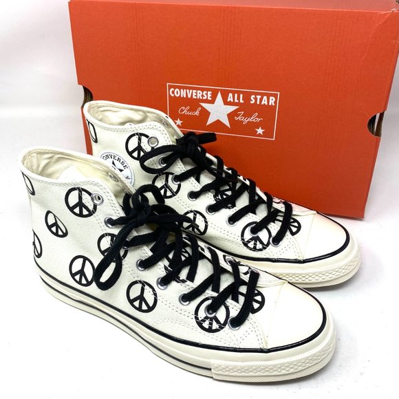 Converse Other - Converse CHUCK 70 HI Egret Peace Sneakers Men’s